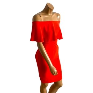 Reiss Orange Dress Size 4